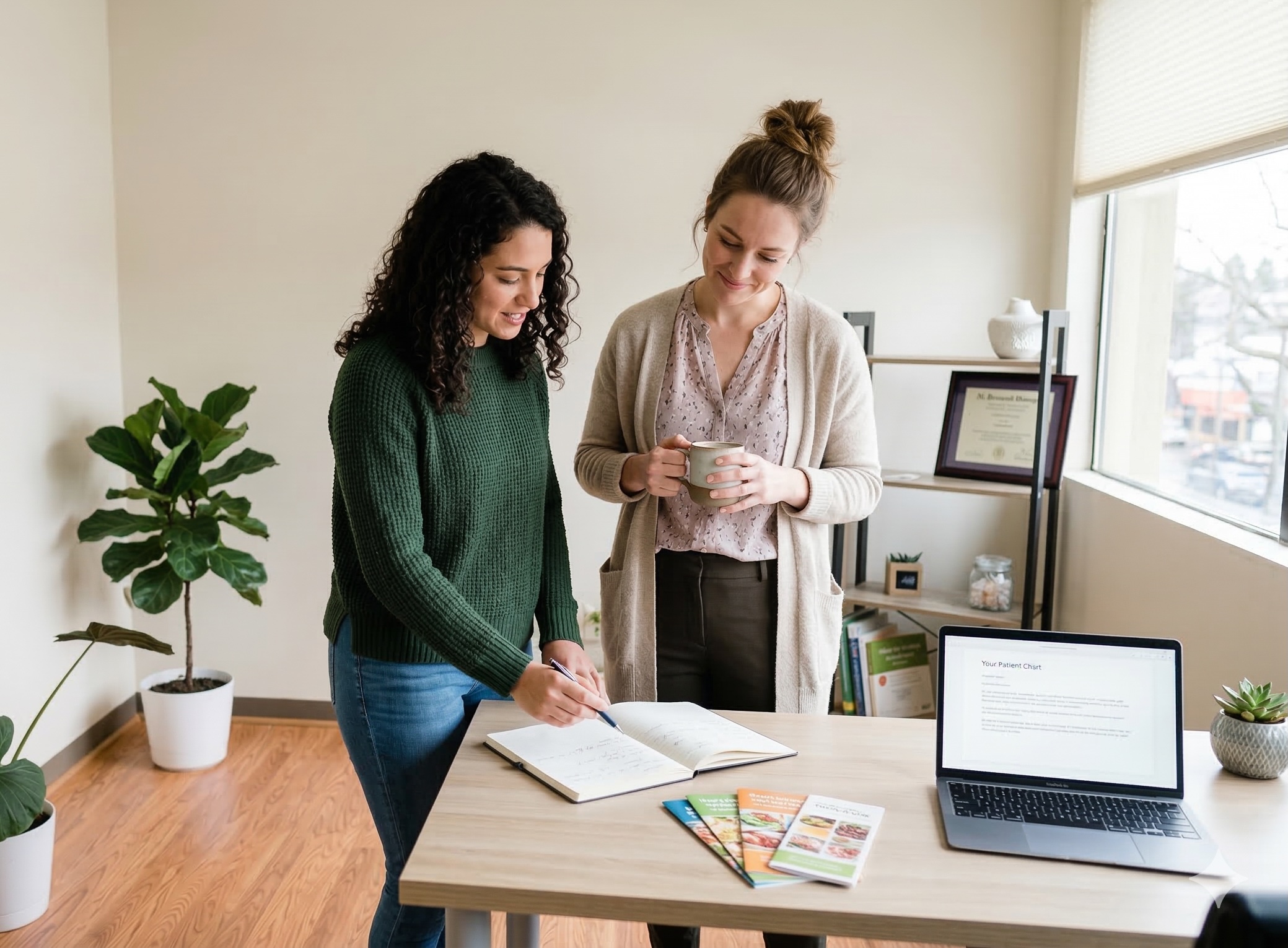 image of ai engineers brainstorming healthcare solutions