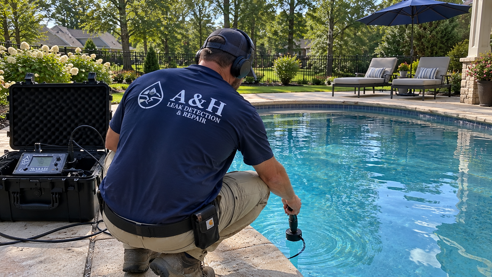 What Happens During a Professional Pool Leak Detection Visit in Columbia, MS