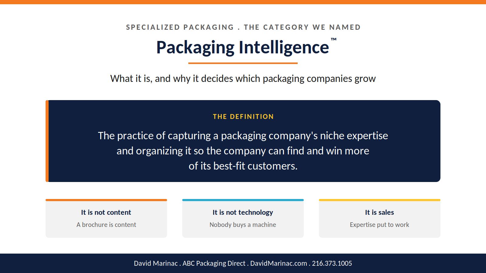 Every packaging company is sitting on decades of intelligence!
