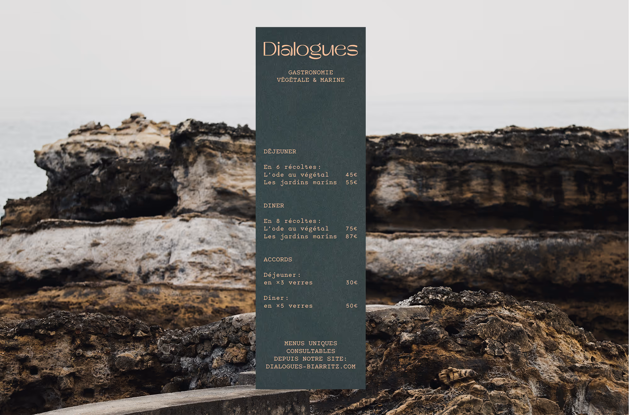 Dialogues, Biarritz. Chef : Adrien Zedda.