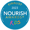 Nourish Awards Kids Finalist 2023 - Award badge for Little Freddie
