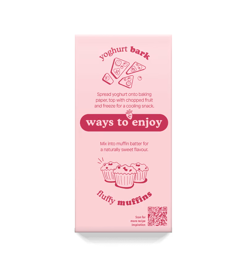 Side view of Pink Lady® Apple Greek Style Yoghurt Multipack
