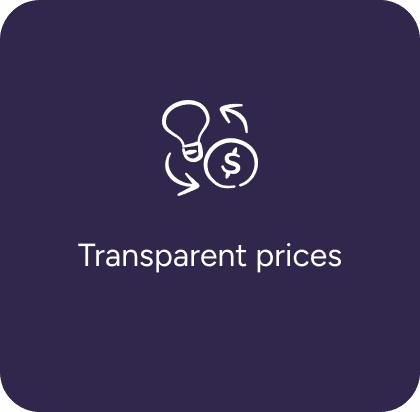 Transparent prices