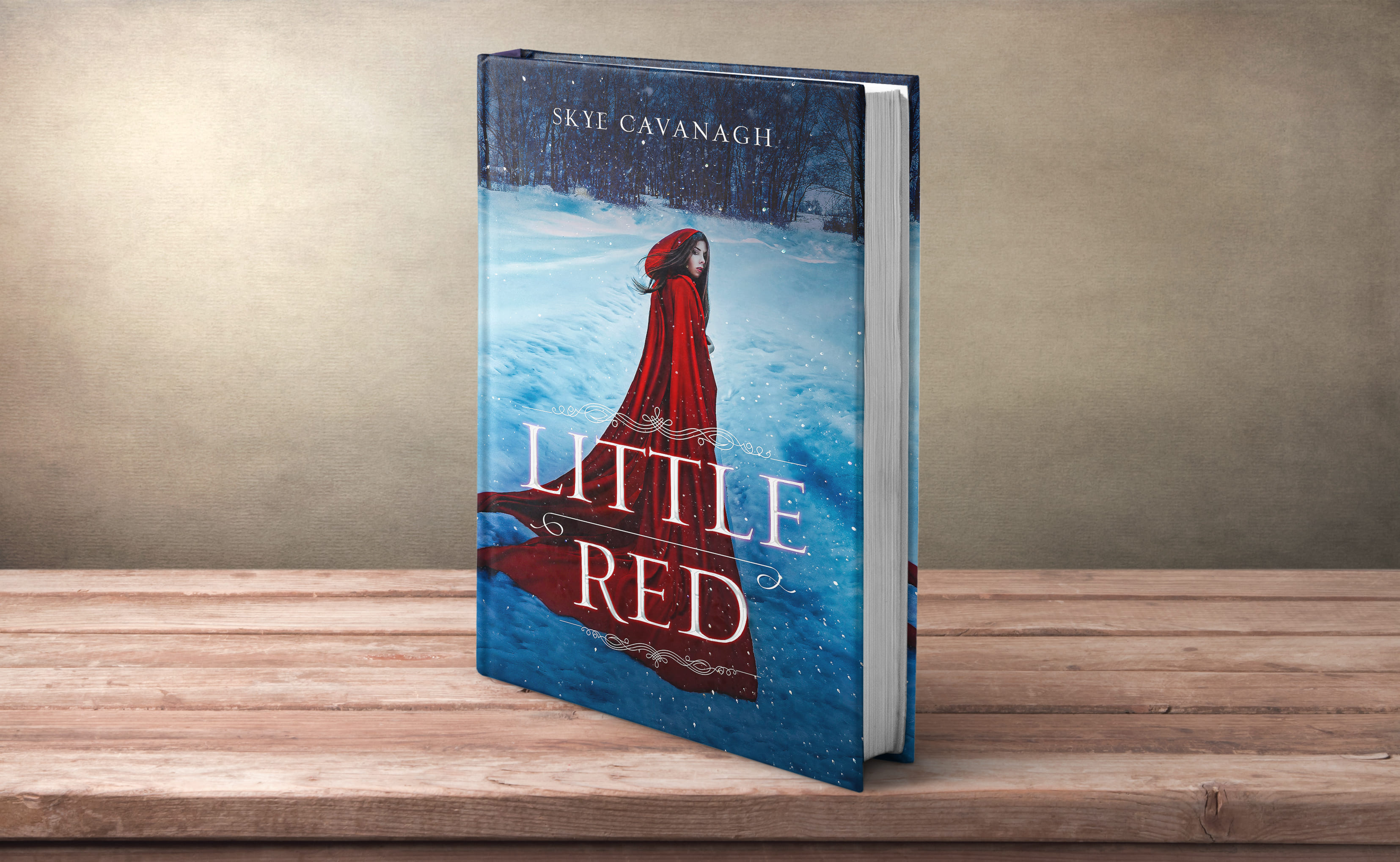 An image of the book cover design for a book "Little Red"