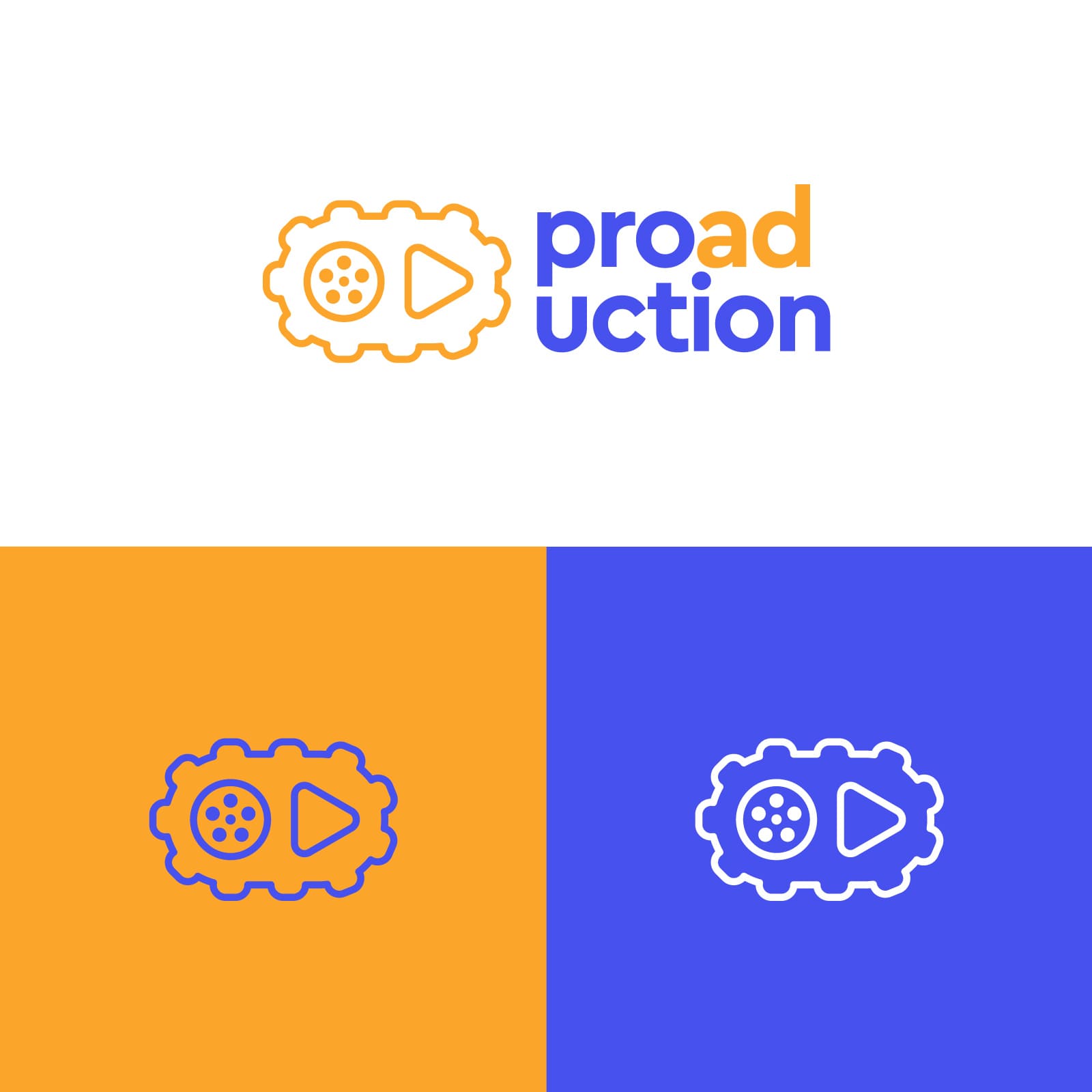 An image for a logo for a production company.