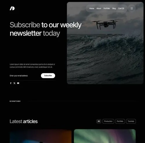 Cinemaflow - Blog V3 Page - Ultimate Video Agency Webflow Template