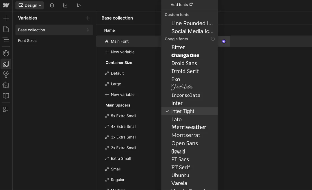 Typography - Cinemaflow Webflow Template