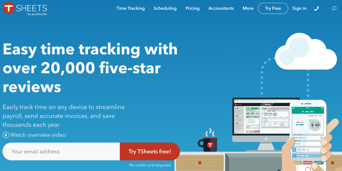 TSheets Nonprofit Page