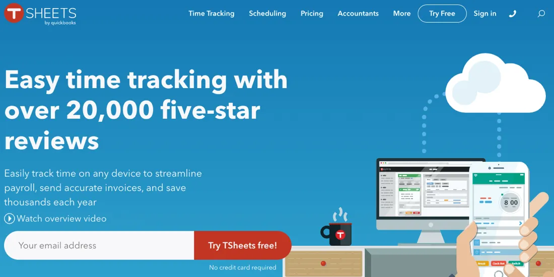 TSheets Nonprofit Page