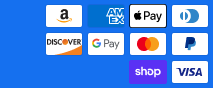 Payment methods shown in the design