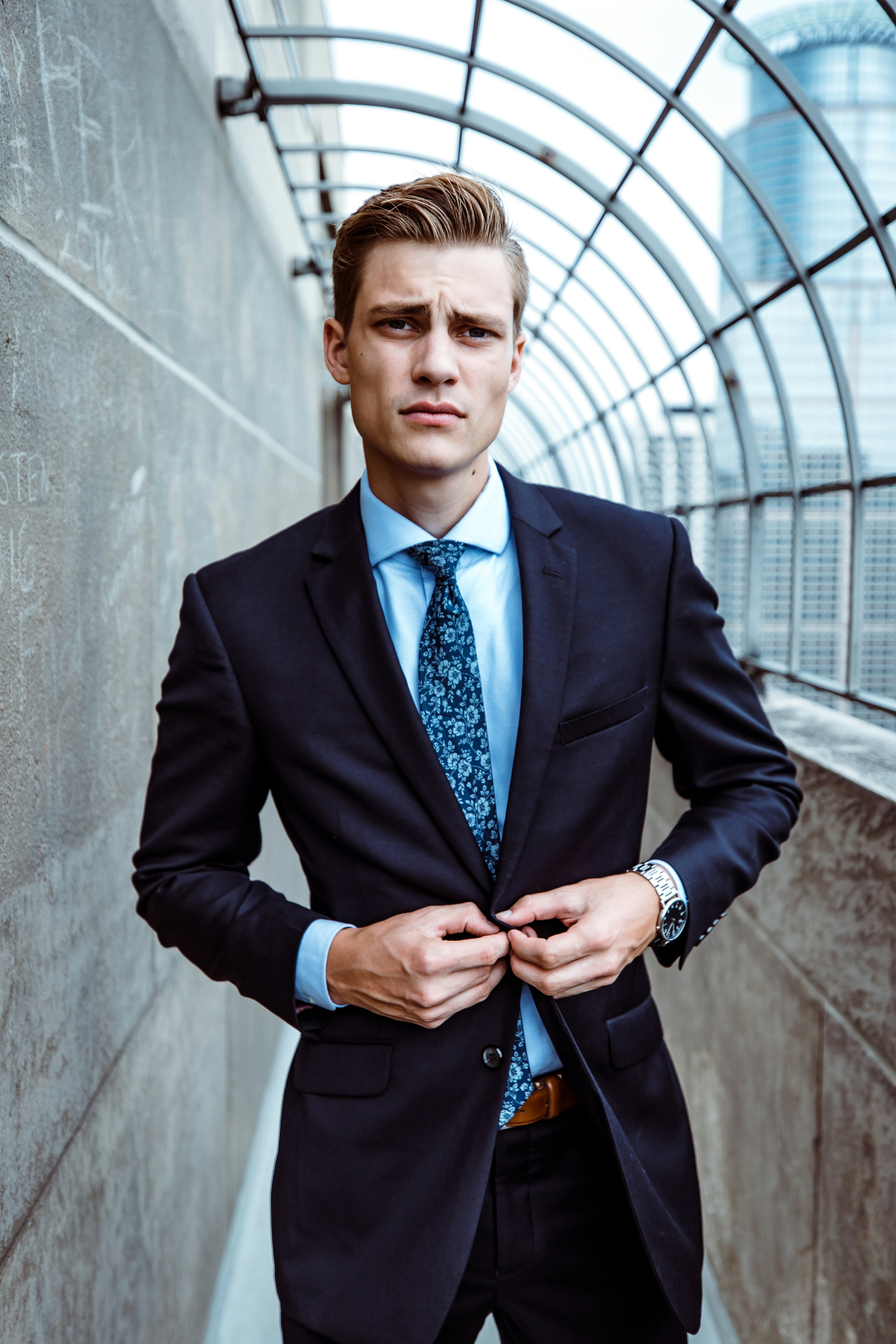 Clean professional headshot for agent marketing and social profiles