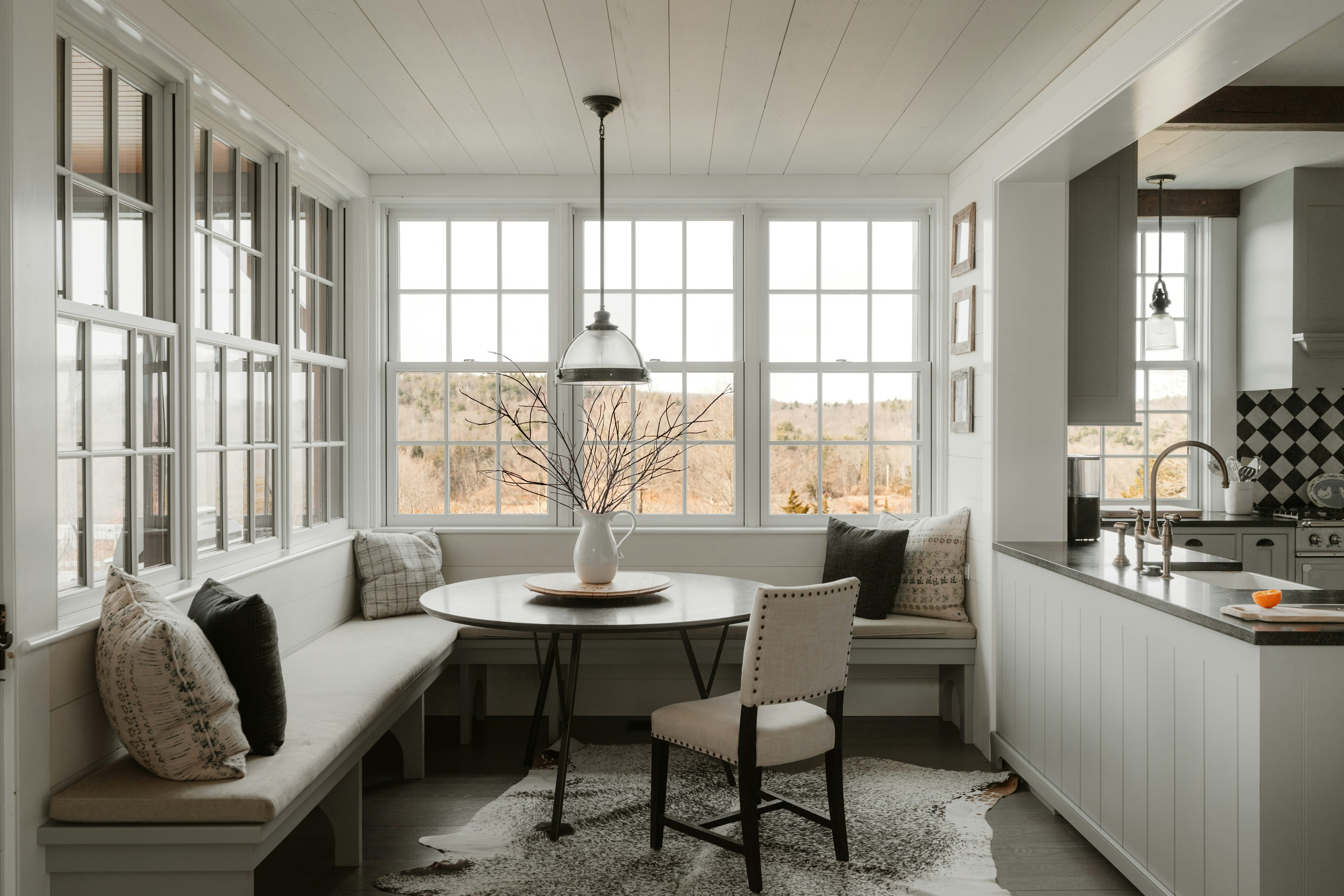 Sunny breakfast nook