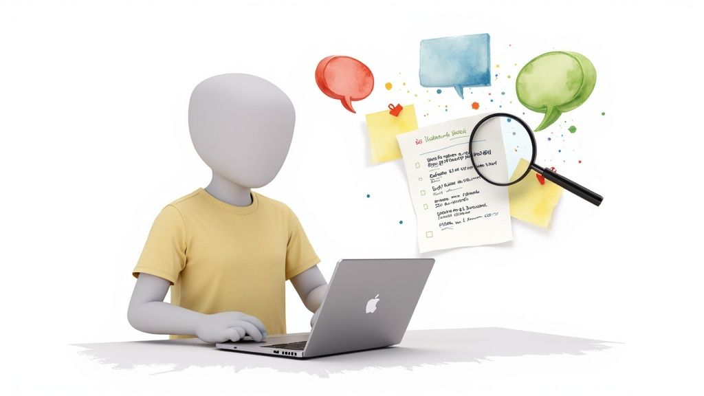 User questions mining