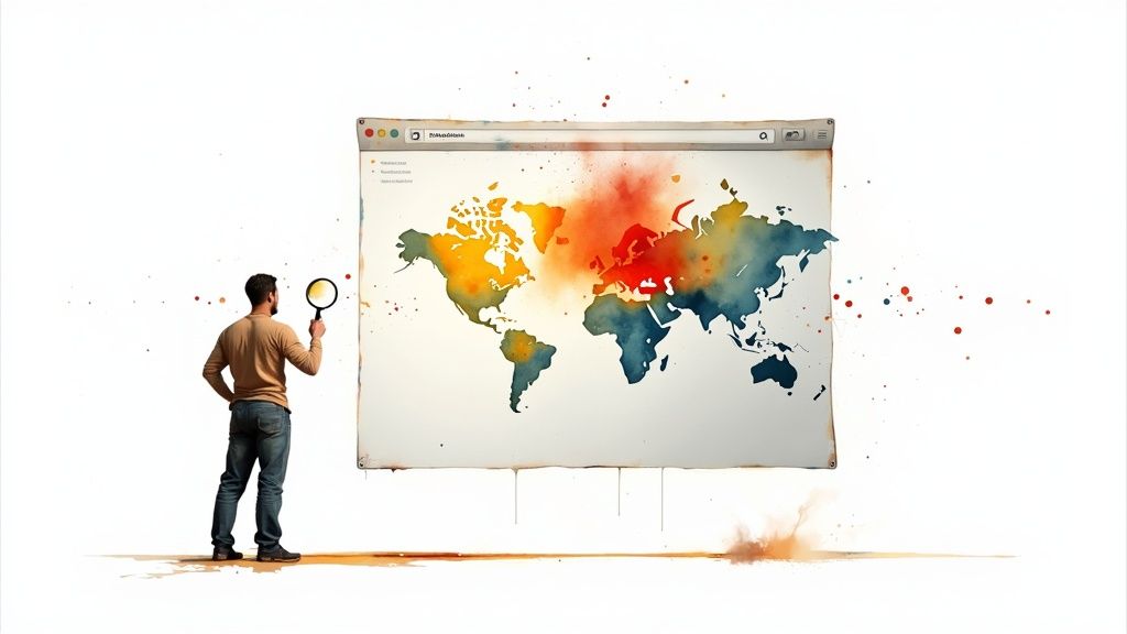 A dartboard with three darts in the bullseye, symbolizing precision and focus in CRO efforts.