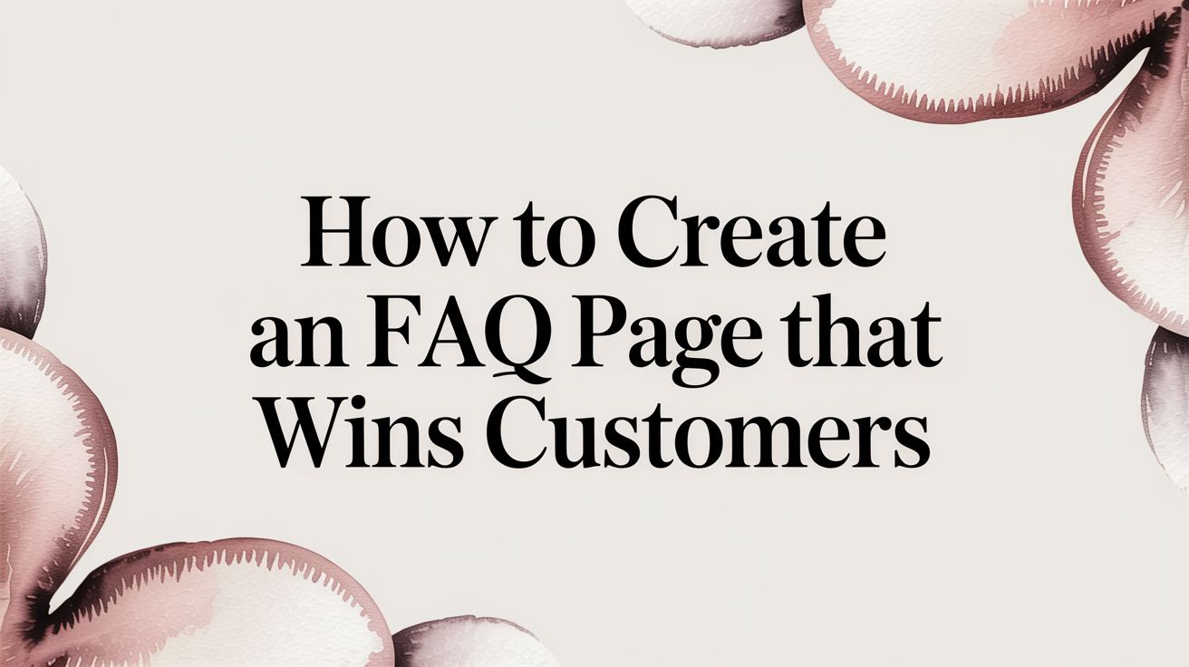 How to Create an FAQ Page That Wins Customers