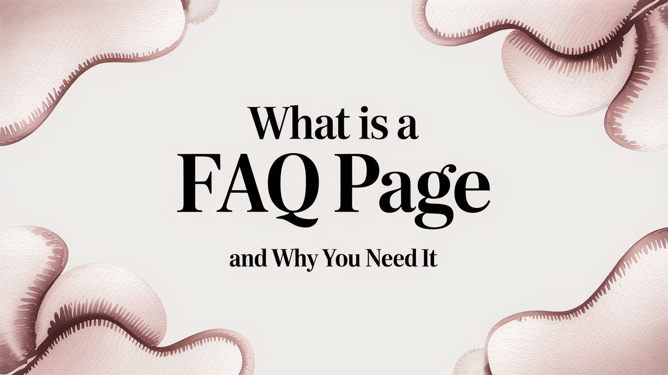 What is a faq page and why you need it