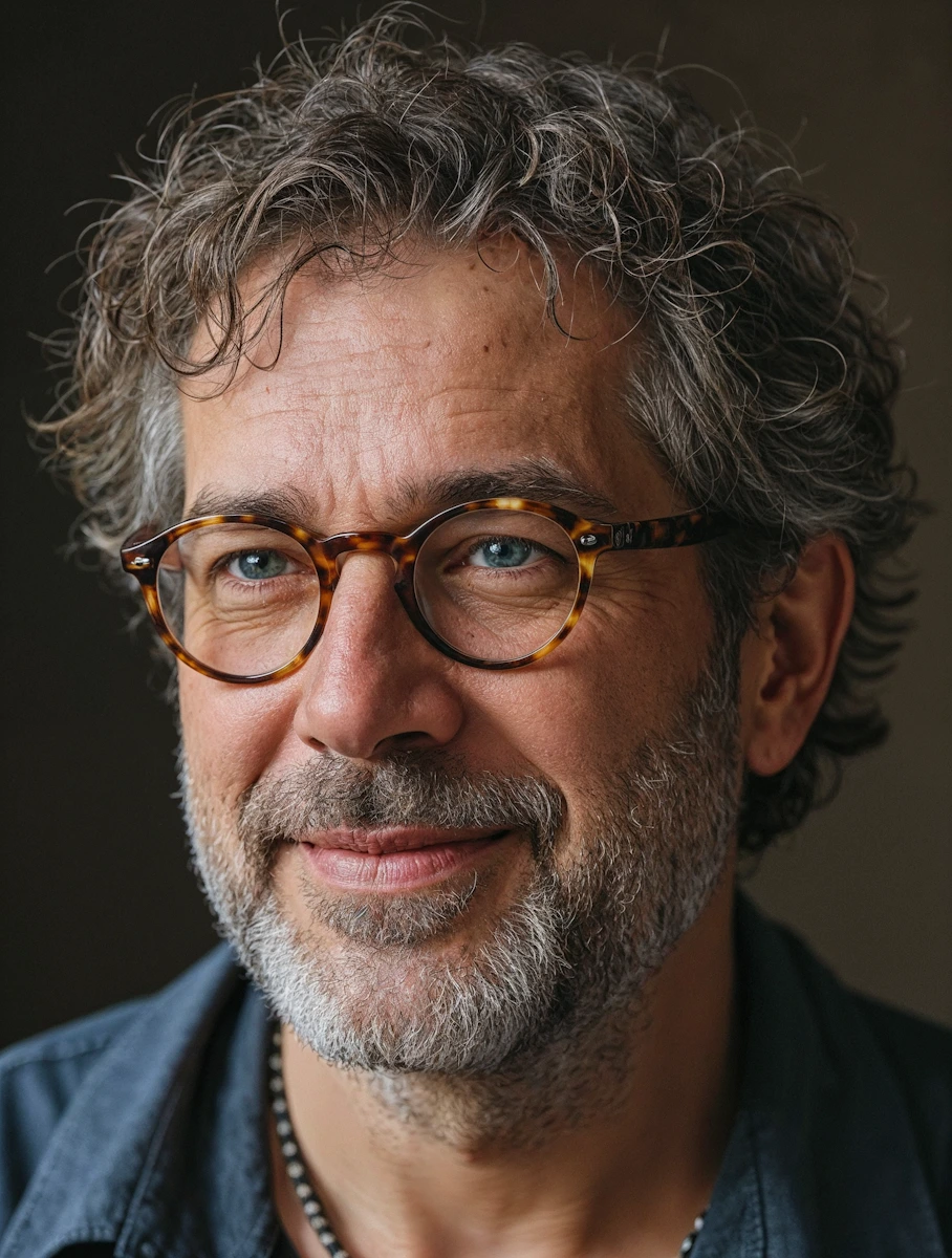 Middle-aged man portrait, facing forward with neutral expression.