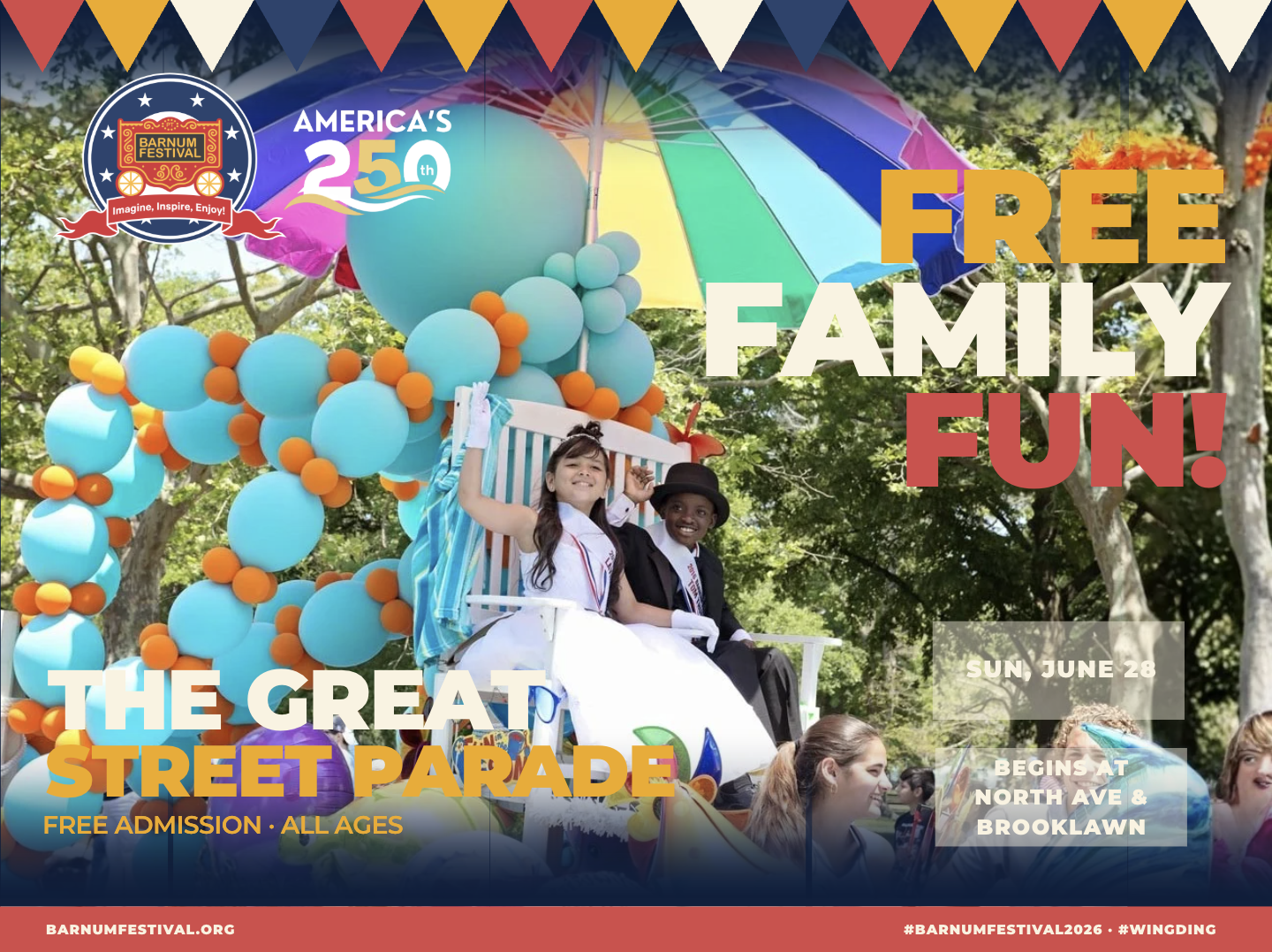 The Great Street Parade — Barnum Festival Bridgeport CT