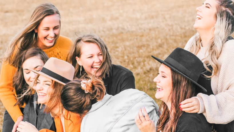 Womans Friends Small Photo - Worship X Webflow Template