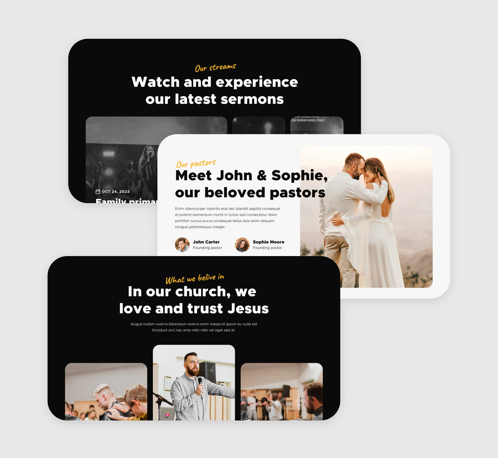 Worship X - 18+ Pages - Church Webflow Template
