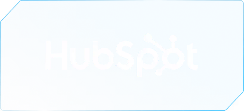 HubSpot company logo with stylized connected dots in the letter O on a blue background.