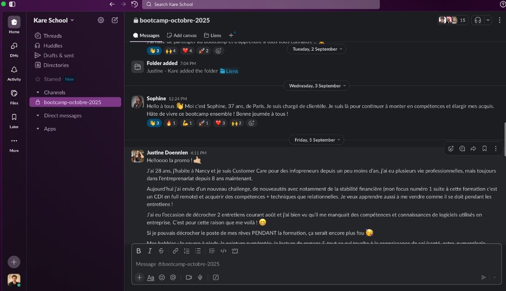 screenshot slack