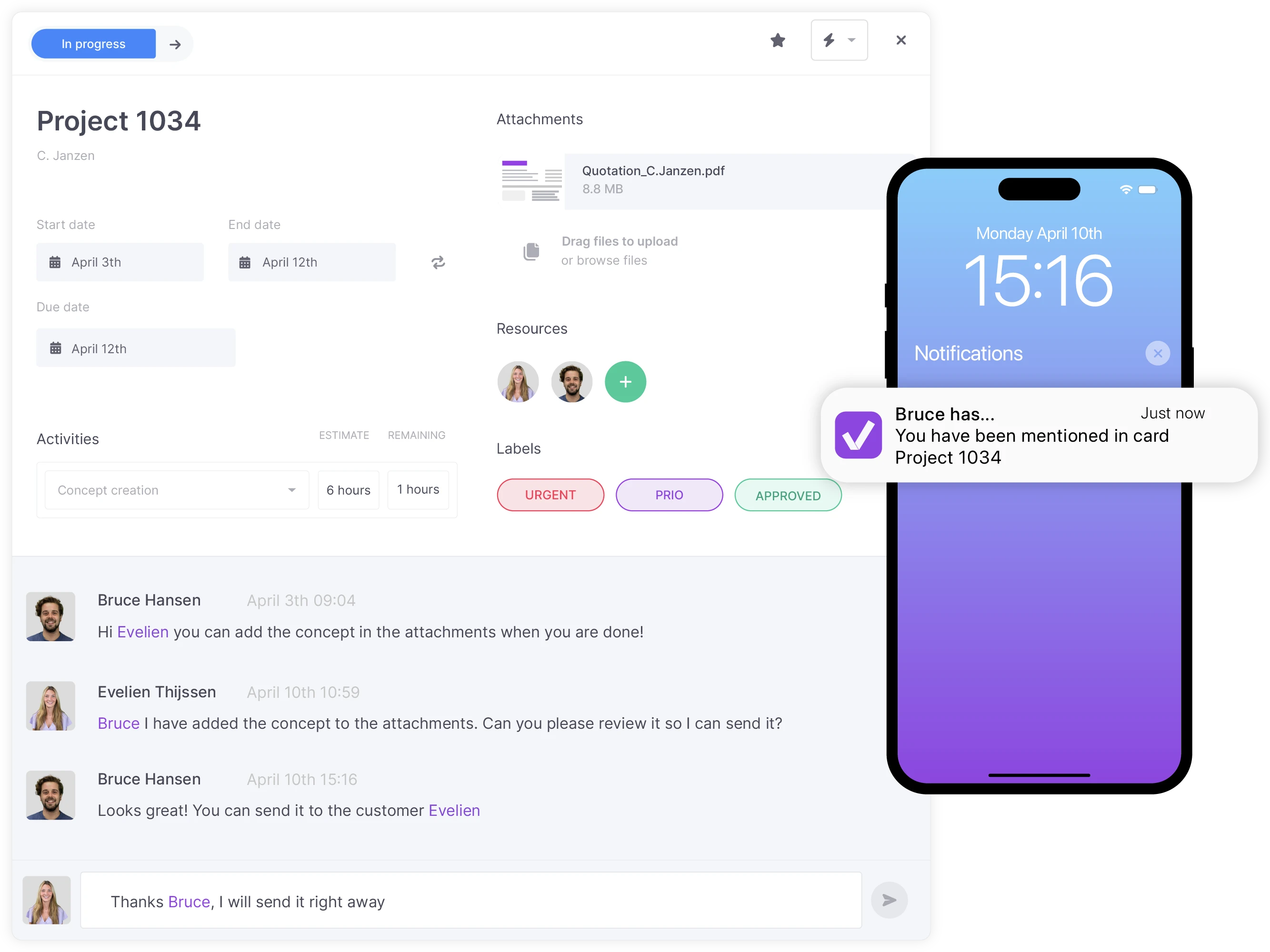 Seamlessly work with your team
