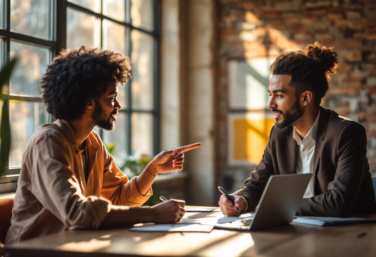 image of consulting session in progress