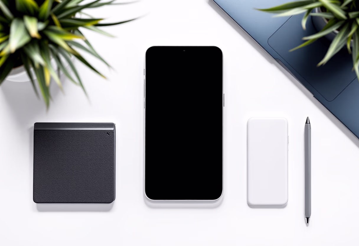 [background image] image of communication devices (for a consumer apps)