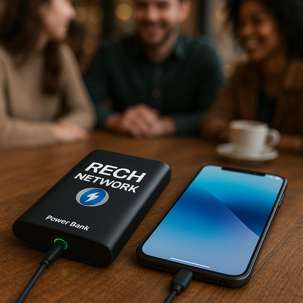 image of tech conference scene for a tech gadgets store