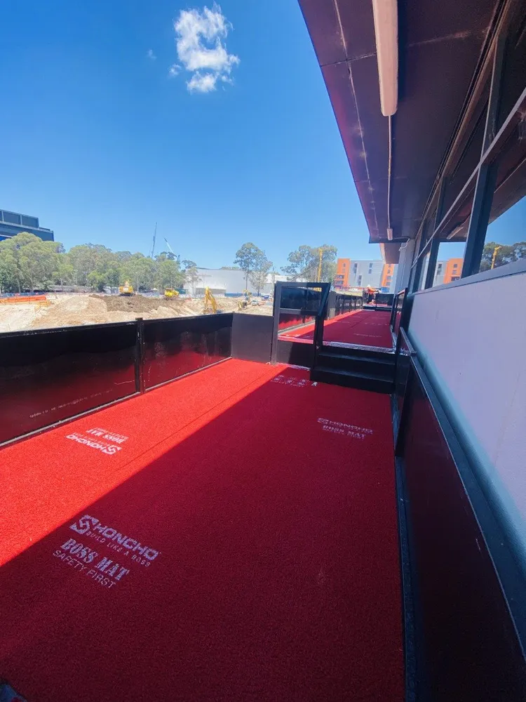 Heavy duty Boss Mat data centre construction – Hutchinson Artarmon NSW — Data Centres sector product