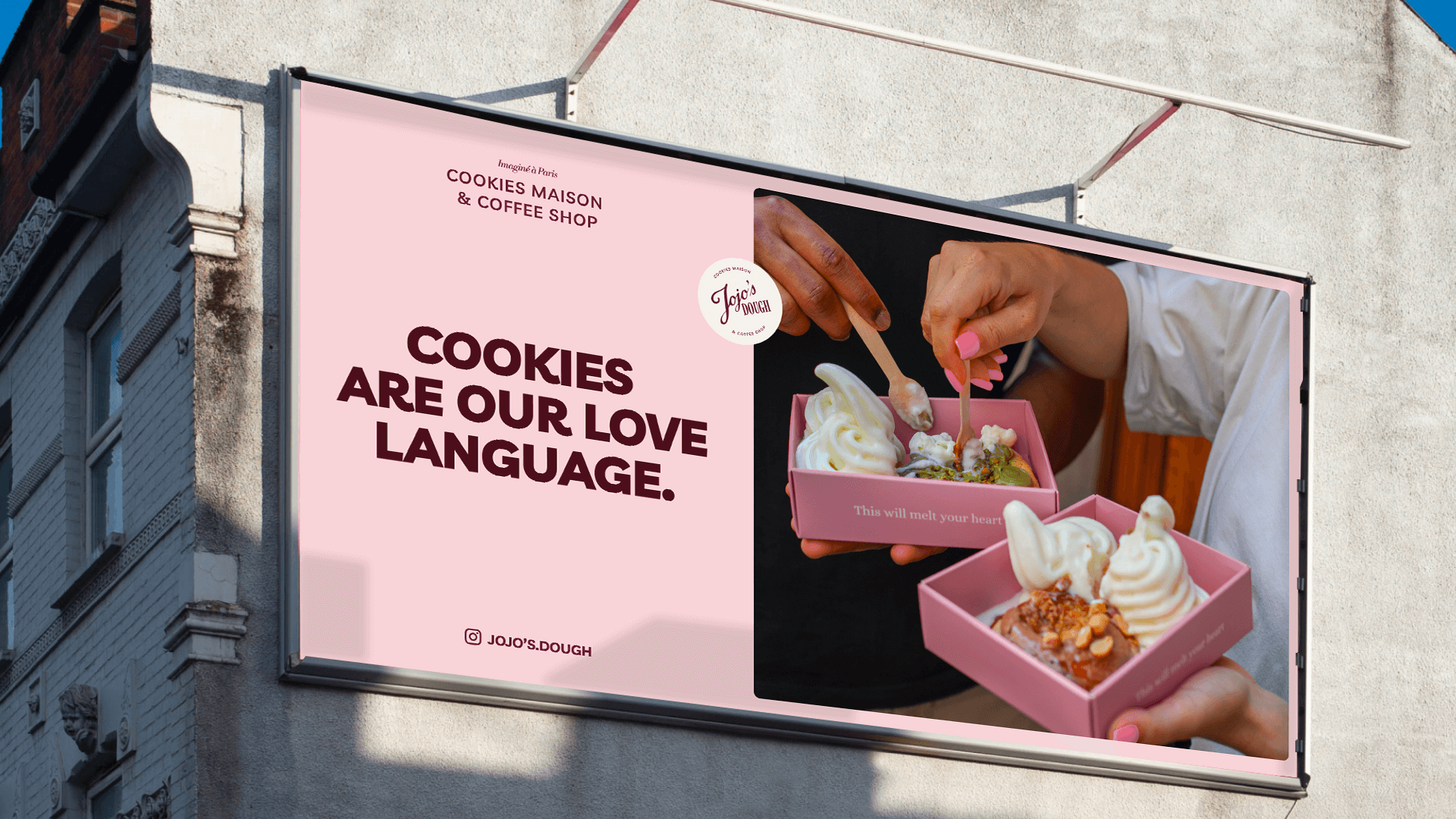 Projet de rebranding pour Jojo’s Dough