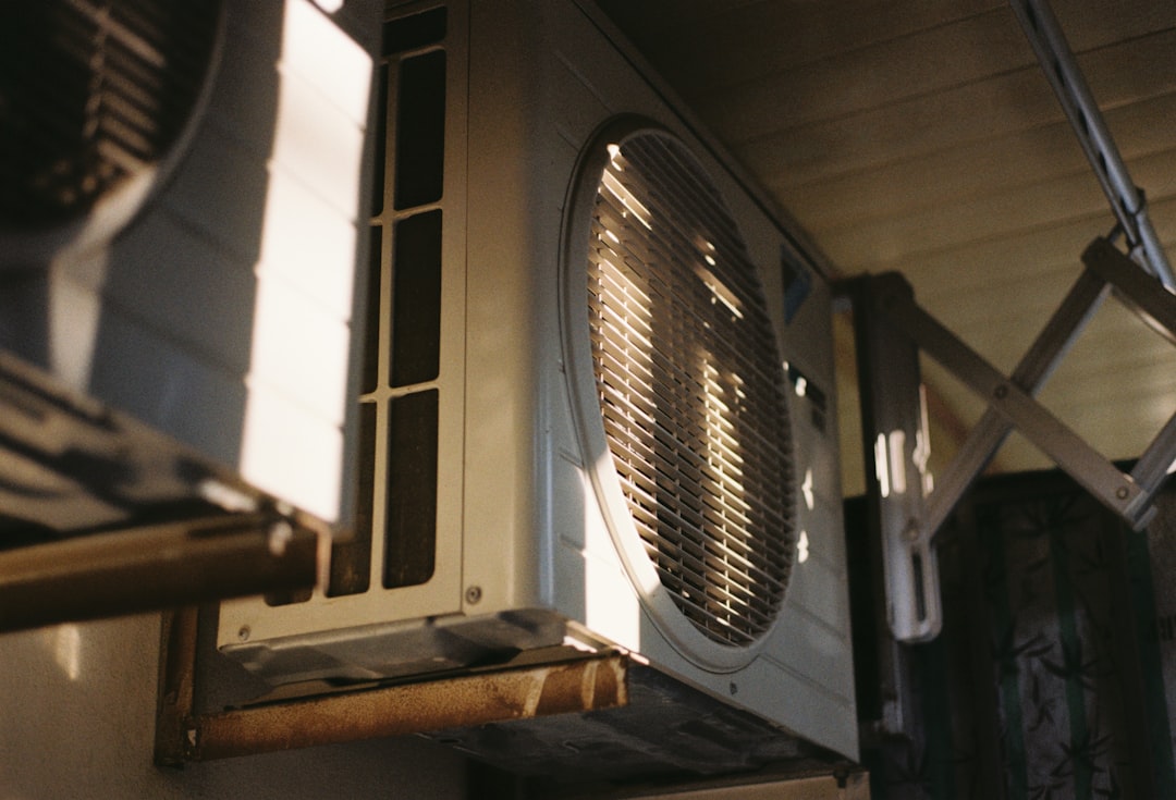 outdoor AC unit under the intense Colorado sun outdoor AC unit under the intense Colorado sun