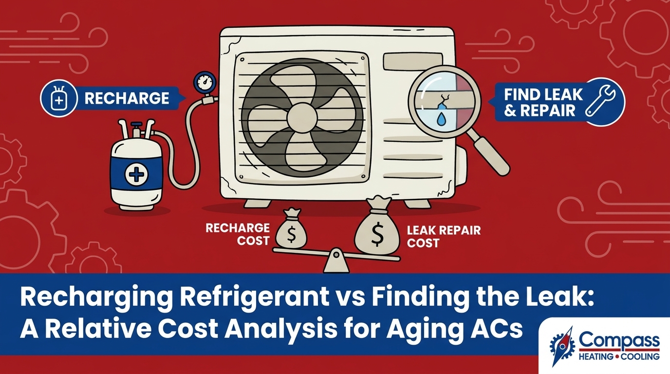 Recharging Refrigerant vs Finding the Leak: A Cost Analysis for Aging ACs