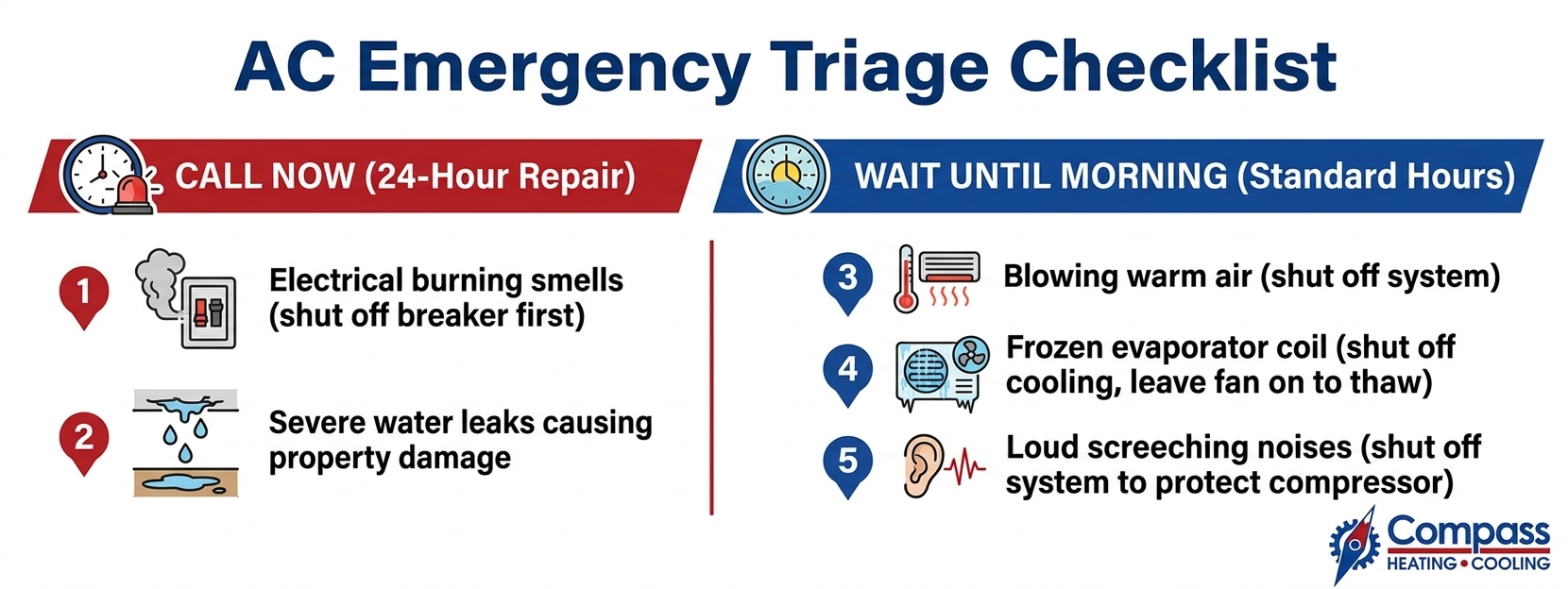 AC Emergency Triage Checklist