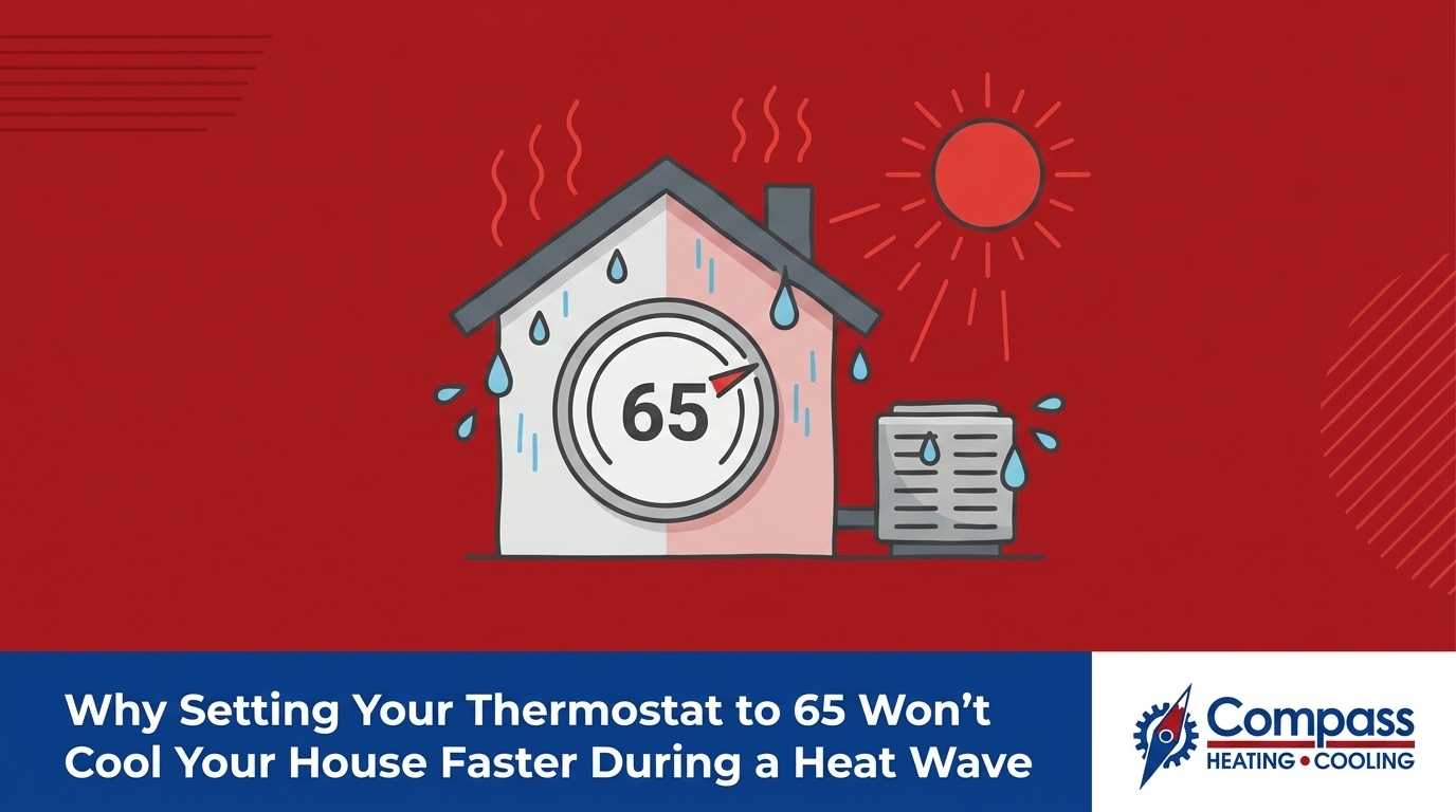 Why Setting Your Thermostat to 65 Won't Cool Your House Faster During a Heat Wave
