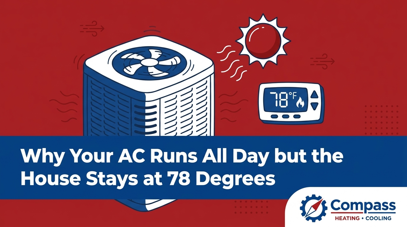 Why Your AC Runs All Day but the House Stays at 78 Degrees