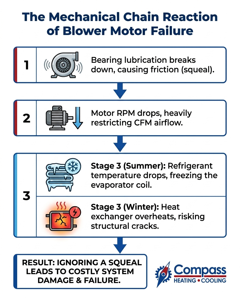 The Mechanical Chain Reaction of Blower Motor Failure