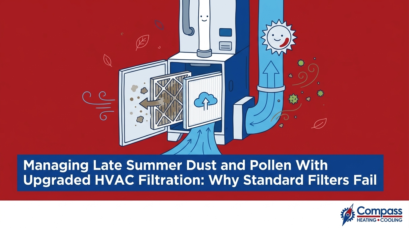 Managing Late Summer Dust and Pollen With Upgraded HVAC Filtration