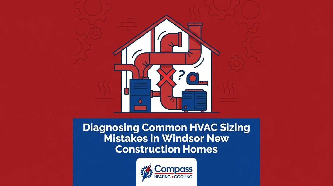 Common HVAC Sizing Mistakes We Find in Windsor New Construction Homes