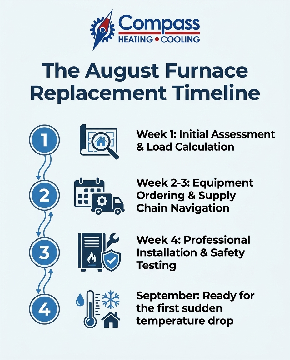 The August Furnace Replacement Timeline