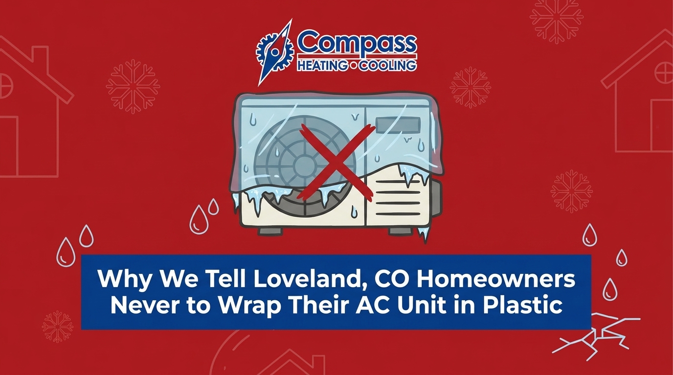 Why We Tell Loveland Homeowners Never to Wrap Their AC Unit in Plastic
