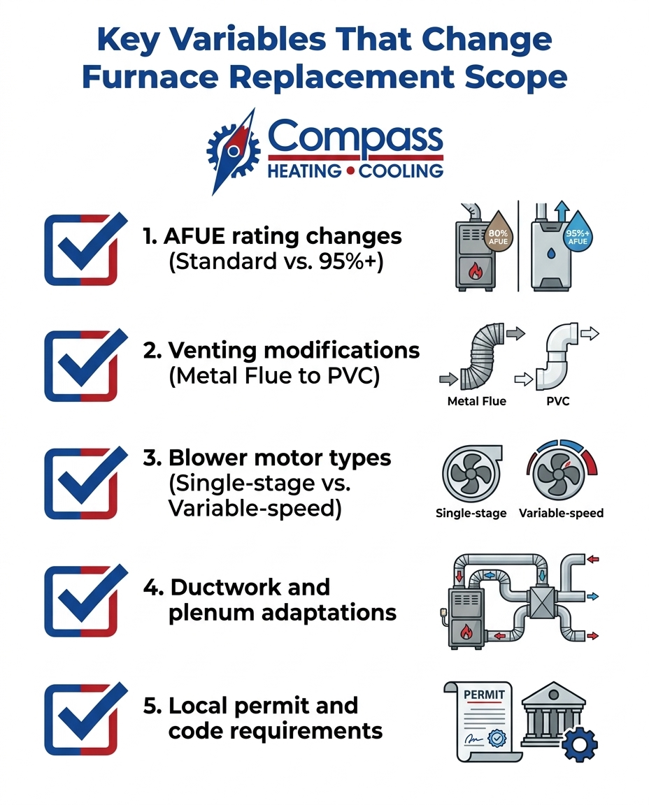 Key Variables That Change Furnace Replacement Scope