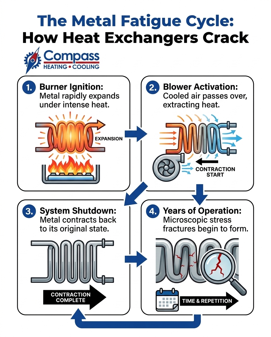 The Metal Fatigue Cycle: How Heat Exchangers Crack