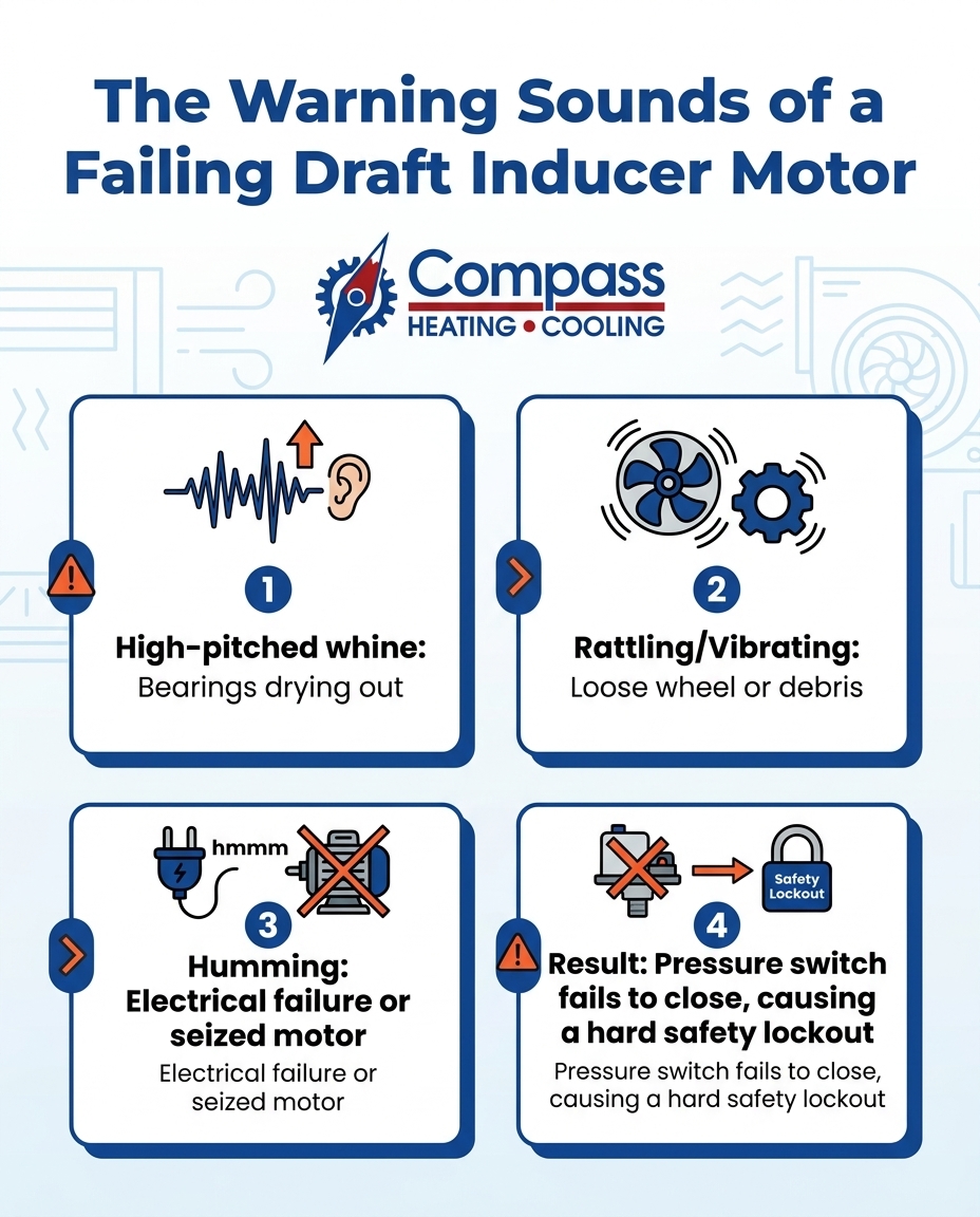The Warning Sounds of a Failing Draft Inducer Motor