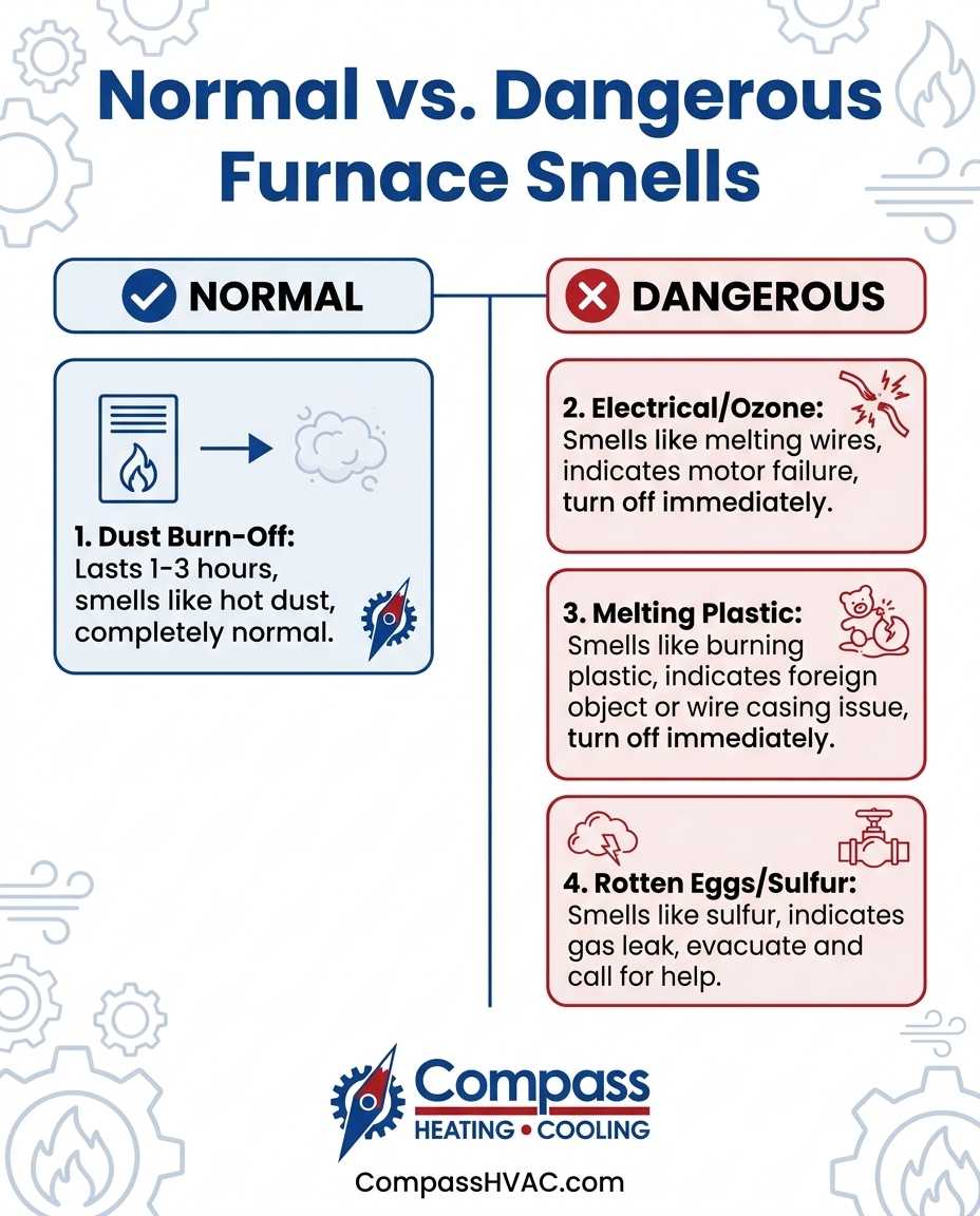 Normal vs. Dangerous Furnace Smells