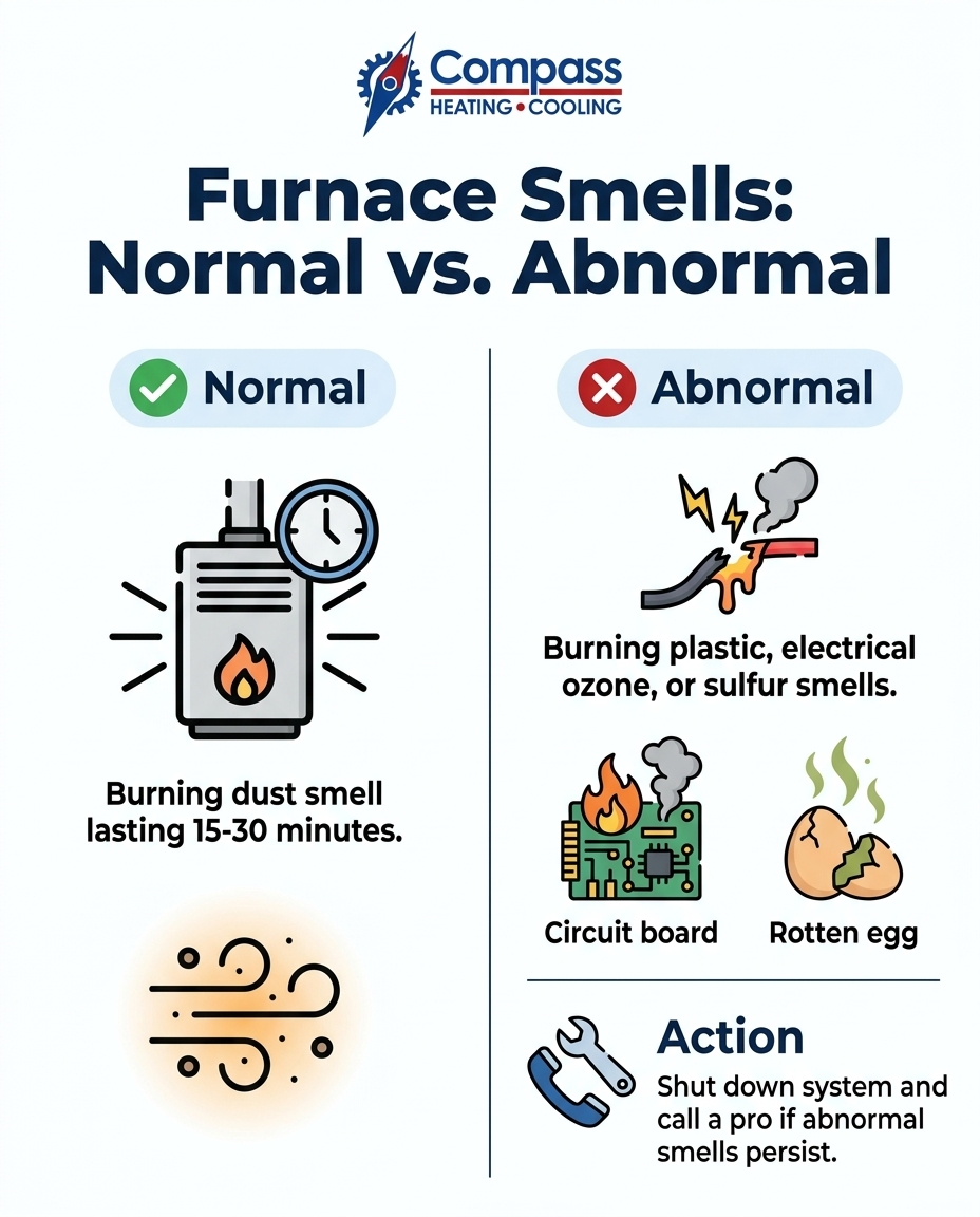 Furnace Smells: Normal vs. Abnormal