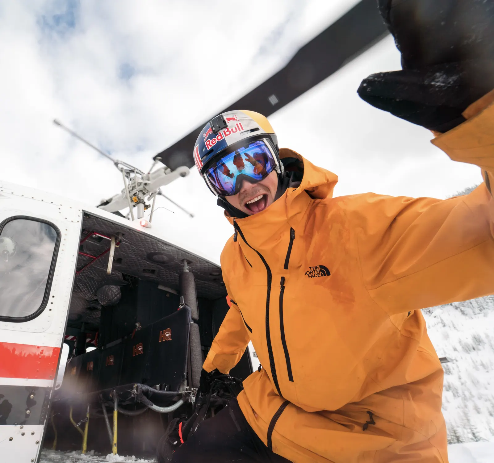 Heli-skiing in the Golden area