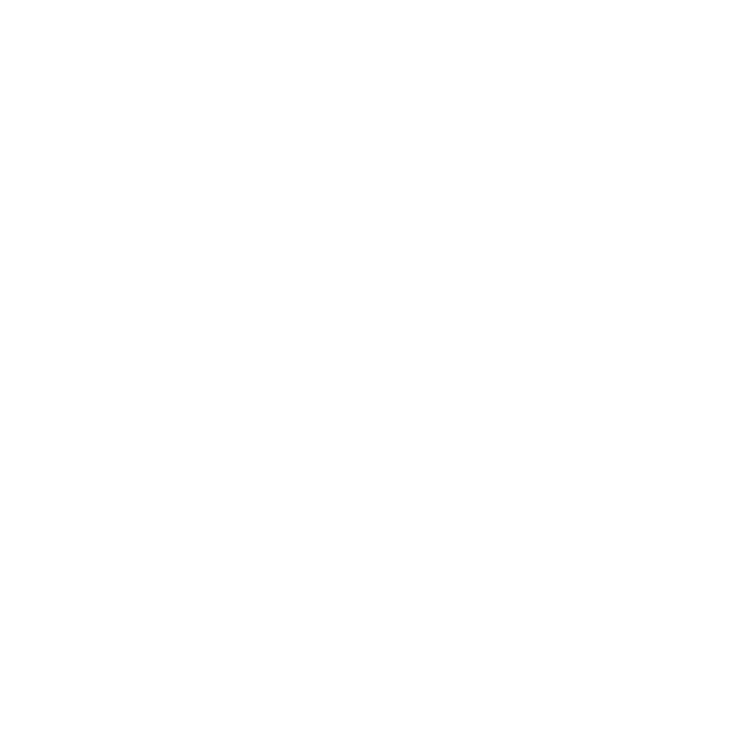 White light bulb icon with rays on a black background.