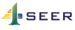 4SEER logo with a multicolored, angled number 4 followed by blue letters SEER.